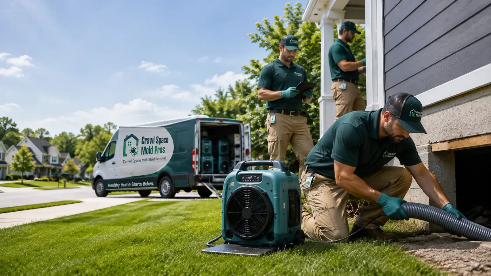 Crawl Space Mold Removal in Robinson, IL